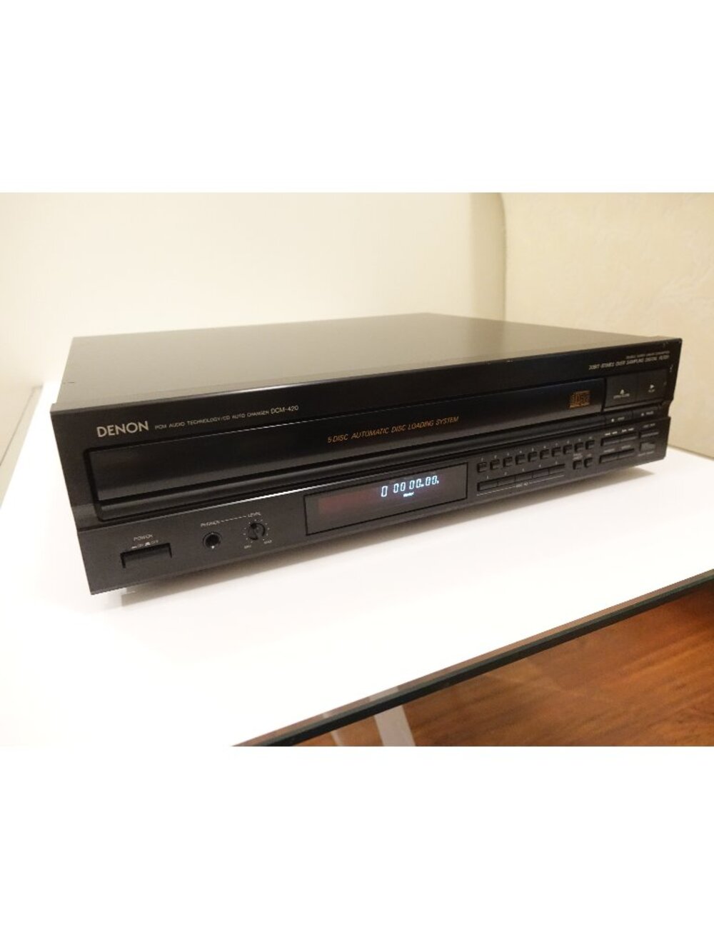 Denon DCM-420 5 CD Compact Disc Changer 1991